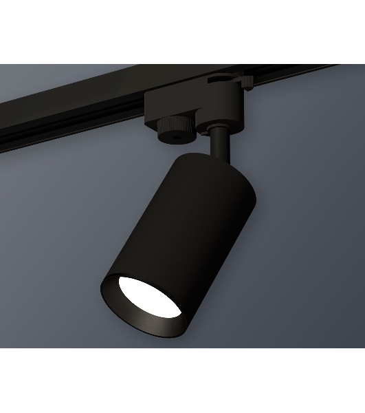 Светильник Ambrella light XT6323003 SBK/PBK черный песок/черный полированный MR16 GU5.3 (A2521, C6323, N6103)
