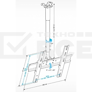 Кронштейн для телевизора Holder PR-101-W белый 32
