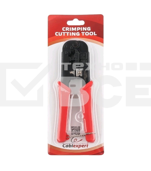 Монтажный инcтрумент Gembird T-568 Универсальные клещи для обжима и разделки кабеля RJ-11 (6p4c/6p2c), RJ-12 (6p6c), RJ-45 (8p8c) 