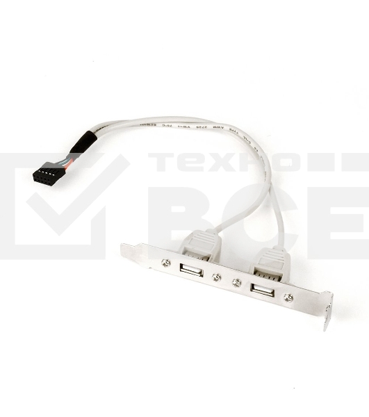 Планка в сист. блок на 2 USB2,0, Gembird 