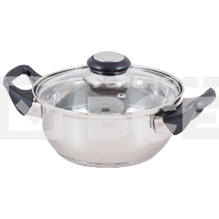 Кастрюля BAK-S-01 из нерж стали с крышкой