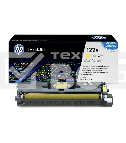 Картридж лазерный HP Q3962A желтый для Color LaserJet 2550 4000 стр.