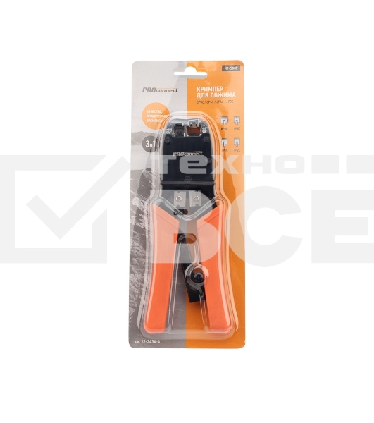Кримпер PROconnect HT-500R для обжима 8P8C, 6P4C