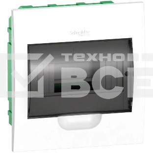 Бокс СП EASY9 встраив. с прозр. дверью 1ряд 8мод. SchE EZ9E108S2FRU