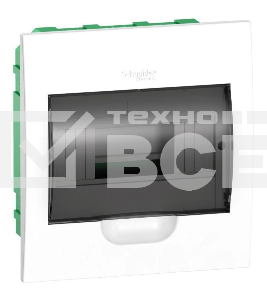 Бокс СП EASY9 встраив. с прозр. дверью 1ряд 8мод. SchE EZ9E108S2FRU