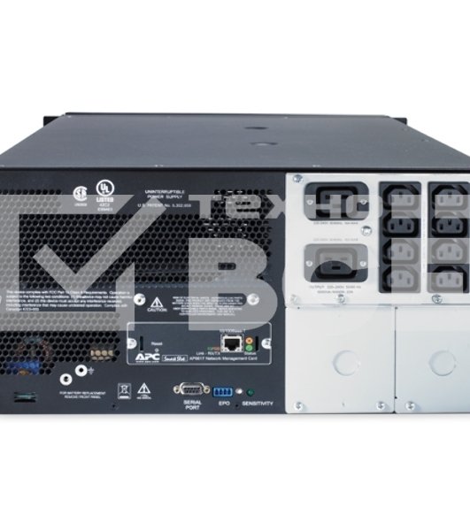 Источник бесперебойного питания APC Smart-UPS SUA5000RMI5U 4000Вт 5000ВА черный