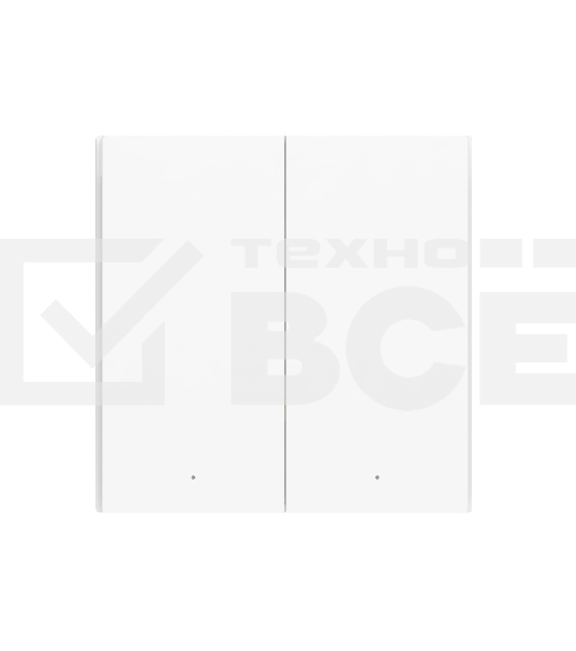 Выключатель двухклавишный Aqara Wireless Remote Switch H1 (WRS-R02)