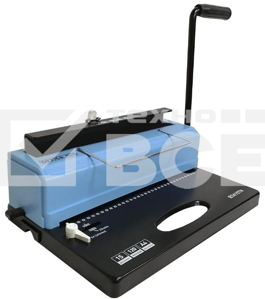 Переплетчик Office Kit B3415TH A4/перф.15л.сшив/макс.120л./метал.пруж. (4.8-14.3мм)