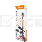Кабель GoPower GP01L USB (m)-Lightning (m) 1.0м 2.4A ПВХ черный (1/800), фото 1