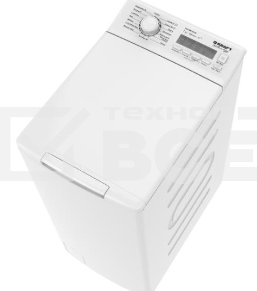 Стиральная машина Kraft Technology TCH-UME7201W белый, загрузка вертикальная 7 кг, 1200 об/мин, класс: А