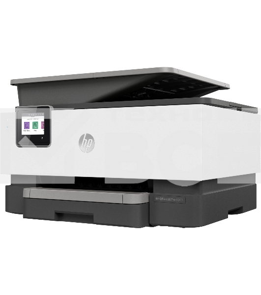 МФУ струйный HP OfficeJet Pro 9010 AiO (3UK83B), A4, цветной, печ. до 22 стр/мин. (ч/б) до 18 стр/мин. (цвет), скан. до 8 стр/мин., 1200 x 1200 dpi, USB, RJ-45, Wi-Fi, Air Print