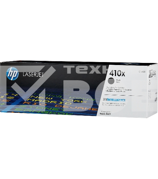 Картридж лазерный Hewlett-Packard HP 410X (CF410X) черный для LJ Pro M452/M477 6500 стр.