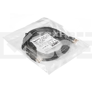 Удлинитель USB 2.0 ExeGate EX-CCF-USB2-AMAF-3.0F (Am/Af, позолоченные контакты, ферритовые кольца, 3м)