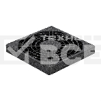Решетка для вентилятора с фильтром 80х80 ExeGate EG-080PSFB (80x80 мм, пластиковая, квадратная, с пылевым фильтром, черная), фото2