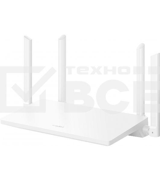 Роутер беспроводной Huawei WiFi AX2 WS7001-22 (53030ADX) AX1500 10/100/1000BASE-T белый