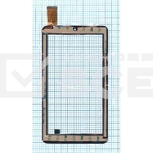 Сенсорное стекло (тачскрин) FPC-TP070255(X71)-01, черное