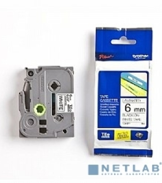 Наклейка ламинированная TZ-E211 (6 мм черн/бел, аналог TZ-211)