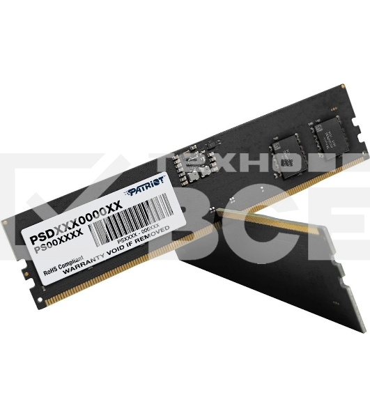 Оперативная память Patriot Signature, DDR5, 32GB (2x16 GB), 4800 MHz, CL40