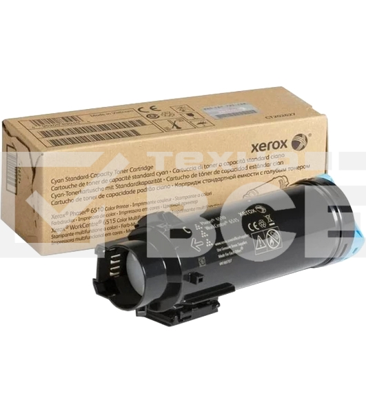 Картридж лазерный Xerox 106R03481 голубой для Phaser 6510/WorkCentre 6515 1000 стр.(Channels)