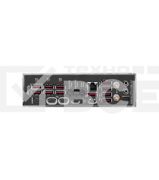 Материнская плата MSI MEG Z890 ACE, LGA 1851, Intel Z890, 4xDDR5, 4xSATA, 5xM.2, 1xPCIe 5.0 x16, 1xPCIe 5.0 x8, 1xPCIe 4.0 x4, 1xHDMI, 1x 10Gb LAN, 11xUSB-A 3.2 Gen 2, 2xUSB-C 3.2 Gen 2, 2xThunderbolt 4, 2x3.5 мм, 7.1, ATX