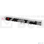 Блок розеток Rem-10 с выкл., 4 Sсhuko, 6 IEC 60320 C13, 10 A, алюм., 19