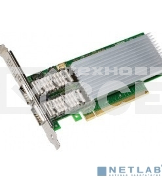 Сетевая карта Intel E810-CQDA2, 2xQSFP28 ports, 100GbE, PCI-E x16 gen3/gen4, iWARP/RoCEv2, IEEE 1588 PTP, ADQ, iSCSI, NFS, VMDq. PCI-SIG* SR-IOV Capable