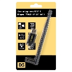 Сетевой адаптер Wi-Fi 5 двухдиапазонный высокого усиления ExeGate EDWA-186-AC1300-2 (Wi-Fi AC (a/b/g/n/ac), чипсет Realtek8812, 2.4 ГГц до 400 Мбит/с + 5 ГГц до 867 Мбит/с, 1x5dBi внешняя съемная антенна, USB 3.0), фото 1