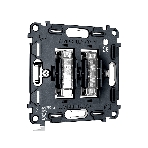 Механизм 2-клавишного выключателя с самовозвратом 10A-250V QUANT VM129, фото6