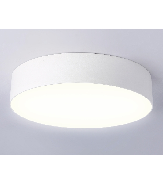 Потолочный светодиодный светильник Ambrella light FV5523 WH белый LED 35W 3000K D300*58 (Без ПДУ)