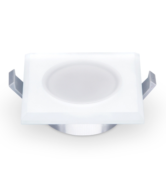 Светильник Ambrella light TN138 WH/FR белый/матовый GU5.3 90*90*25