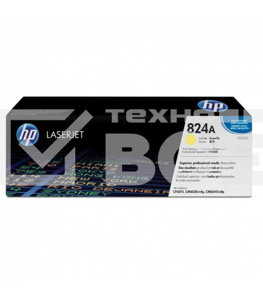 Картридж лазерный HP CB382A желтый для Color LJ CP6015/CM6030mfp/CM6040mfp 21000стр.