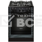 Плита газовая Gefest ПГ 6500-02 0115 черный, конфорок 4 шт, духовка 52 л, 60 см x 85 см x 60 см, фото 1