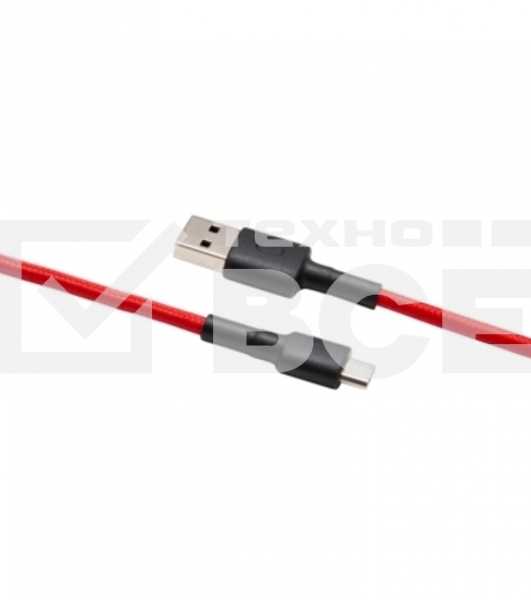 Кабель USB Xiaomi Mi Braided USB Type-C Cable SJX10ZM 100см красный