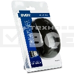 Мышь беспроводная SVEN RX-260W черный, 1600 dpi, радиоканал, USB, кнопки - 4, фото2