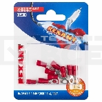 Наконечник кольцевой Rexant изолированный, ø4.3мм, 0.5-1.5мм², НКи 1.5-4 / НКи 1,25-4 / RVL1.25-4, красный, в упак. 10 шт., фото 1