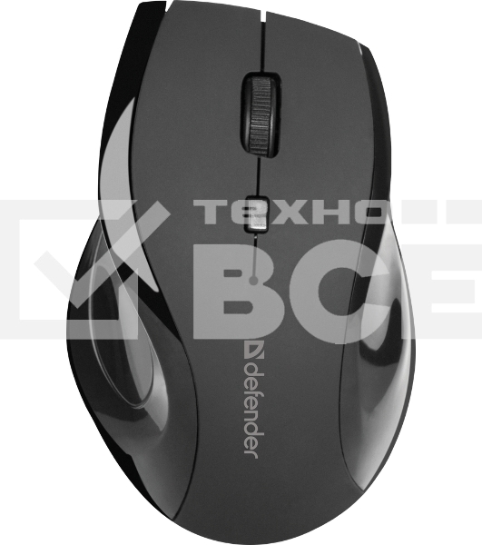 Мышь беспроводная Defender Accura MM-295 черный, 1600 dpi, радиоканал, USB, кнопки - 6