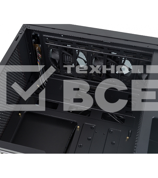 Компьютерный корпус Aerocool / Formula F-3401 (V1) черный без БП ATX 3x120mm 2xUSB2.0 1xUSB3.0 audio bott PSU