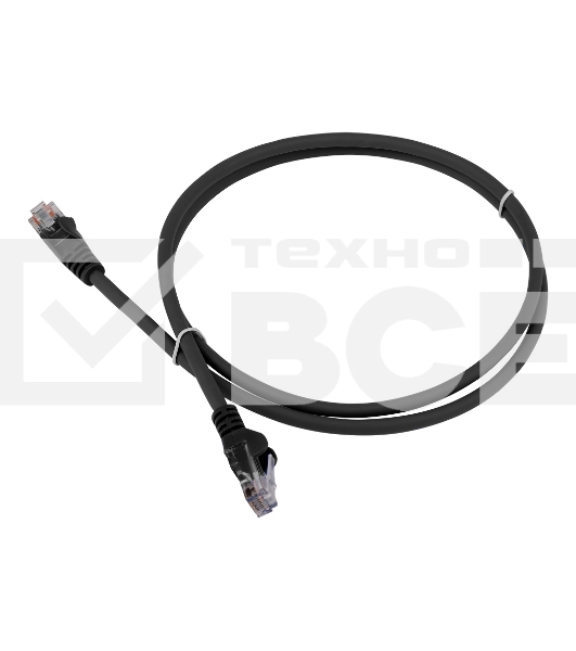 Патч-корд LANMASTER LSZH UTP кат.5e, 5.0 м, черный