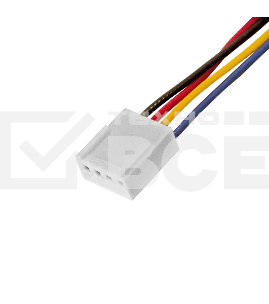 Вентилятор для корпуса ExeGate EX08015B4P-PWM черный, 80 мм, 2500 об/мин, 25 дБ, 4 pin