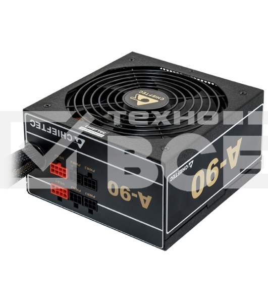 Блок питания Chieftec, GDP-750C, 750Вт, 140мм, модульный, черный