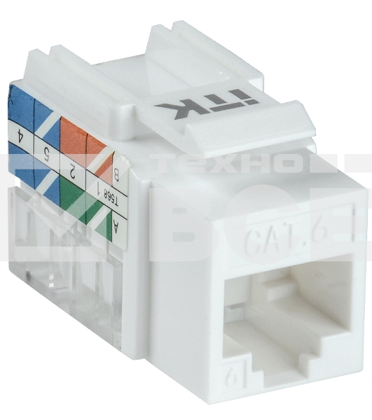 Модуль ITK Keystone Jack кат. 6 UTP 110 IDC 90 град. ITK Модуль Keystone Jack кат. 6 UTP 110 IDC 90 град.
