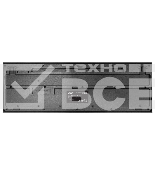 Клавиатура + мышь Acer OKR120 клав:черный мышь:черный USB беспроводная Multimedia