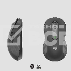 Мышь беспроводная Logitech Signature M650 L LEFT графитовый, 4000 dpi, радиоканал, Bluetooth, USB, кнопки - 5, фото9