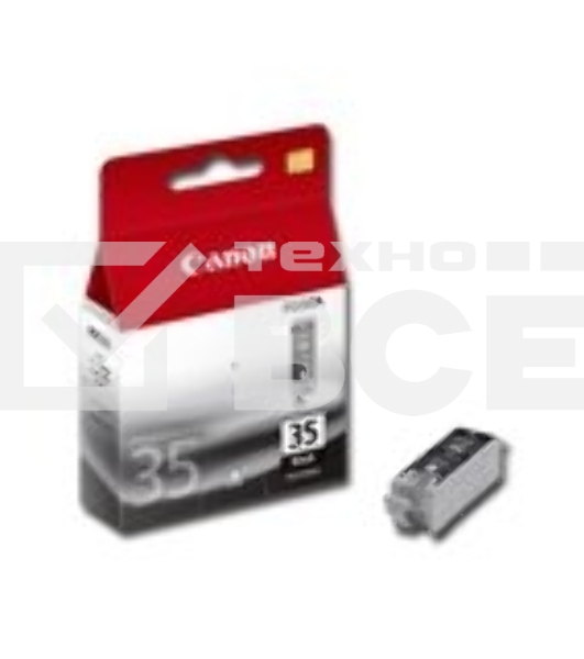 Картридж струйный Canon PGI-35Bk (1509B001) черный (9.30 мл, 200 стр.) для Canon PIXMA iP100, iP110