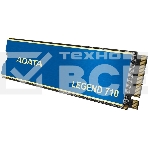 Накопитель SSD ADATA LEGEND 710, 256Gb, PCIe 3.0 x4, M.2 2280, NVMe, R/W 2100/1000, с радиатором, фото19