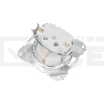 Розетка 1-ая с/з DEA с крышкой с/у 16А мех. Бел KRANZ, фото4