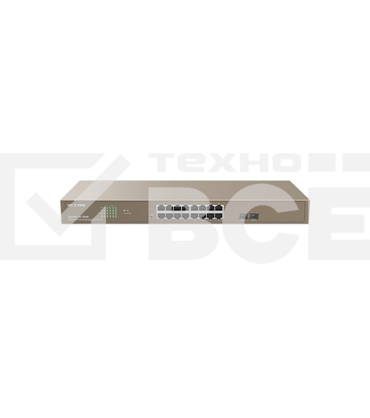 Коммутатор 16GE/2SFP POE MANAGED G3318P-16-250W IP-COM