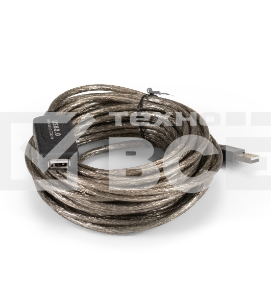 Удлинитель активный USB2.0-repeater ExeGate EX-UAE-AMAF-10.0 (Am/Af, 10м)