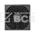 Решетка для вентилятора с фильтром 80х80 ExeGate EG-080PSFB (80x80 мм, пластиковая, квадратная, с пылевым фильтром, черная), фото 1