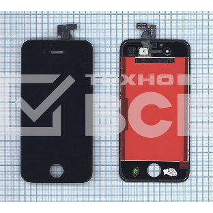Дисплей для Apple iPhone 4S черный